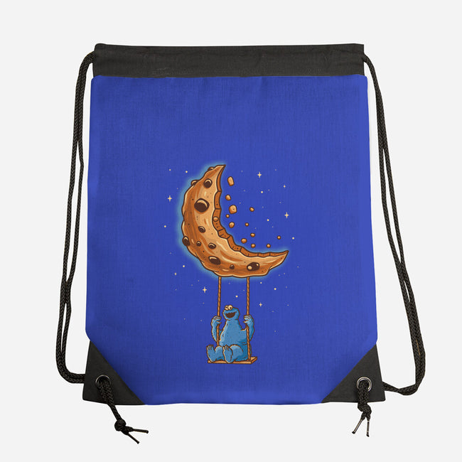 Cookie Moonster-None-Drawstring-Bag-retrodivision