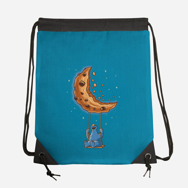 Cookie Moonster-None-Drawstring-Bag-retrodivision