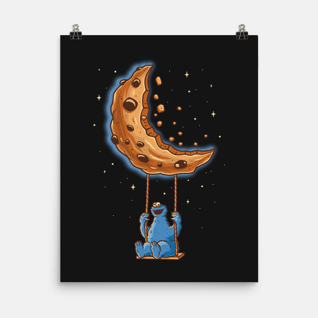 Cookie Moonster-None-Matte-Poster-retrodivision