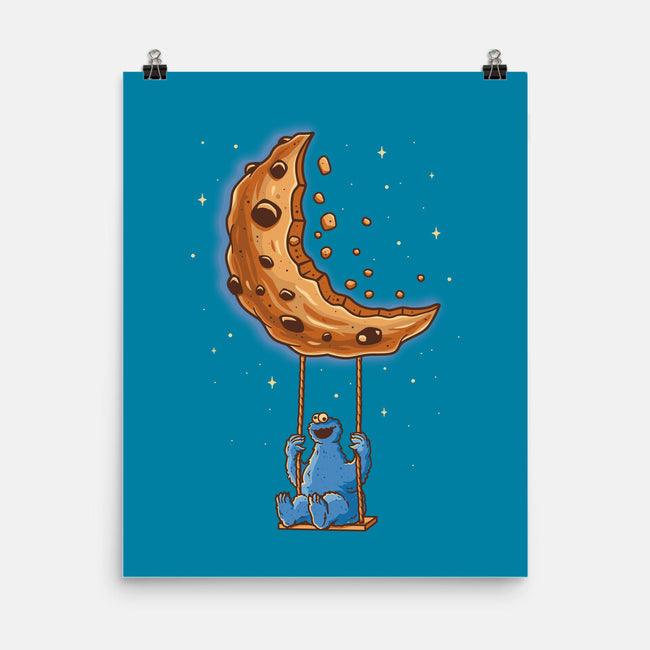 Cookie Moonster-None-Matte-Poster-retrodivision