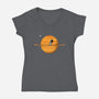 Going Around-Womens-V-Neck-Tee-sebasebi