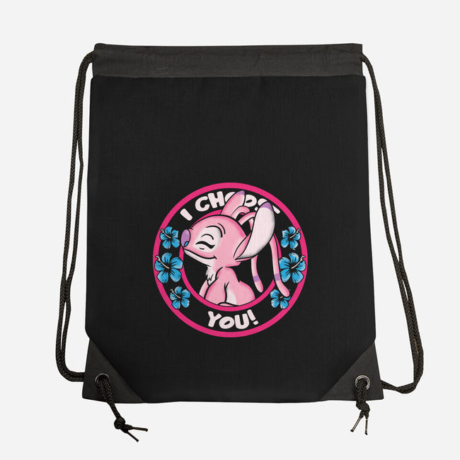 I Choose You Angel-None-Drawstring-Bag-turborat14