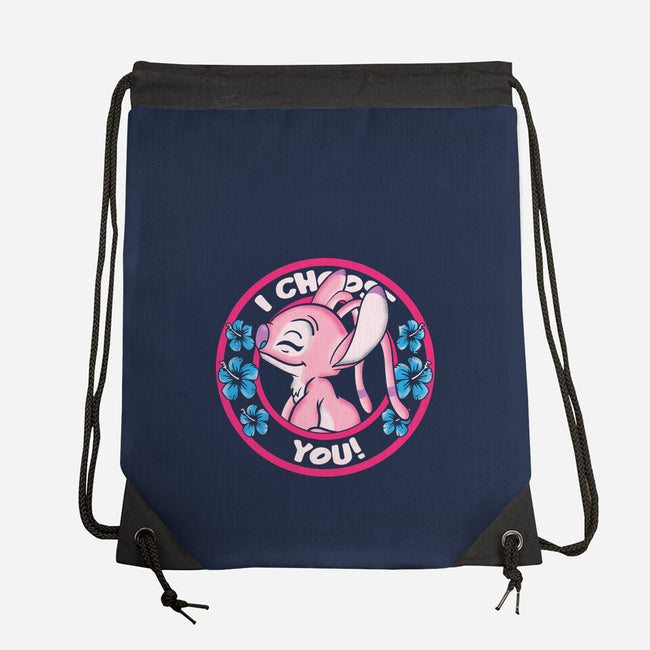 I Choose You Angel-None-Drawstring-Bag-turborat14