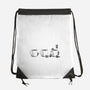 Coffee Cat Too-None-Drawstring-Bag-yumie