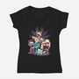 Cute Gems Too-Womens-V-Neck-Tee-yumie