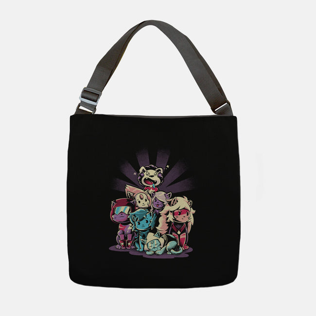 Cute Gems Too-None-Adjustable Tote-Bag-yumie