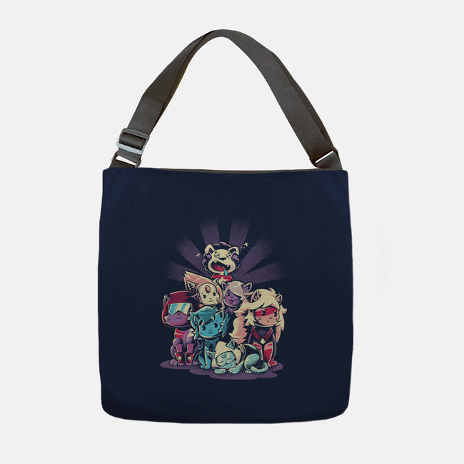 Cute Gems Too-None-Adjustable Tote-Bag-yumie