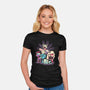 Cute Gems Too-Womens-Fitted-Tee-yumie