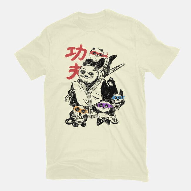 Kung Fu Panda Three-Mens-Basic-Tee-yumie