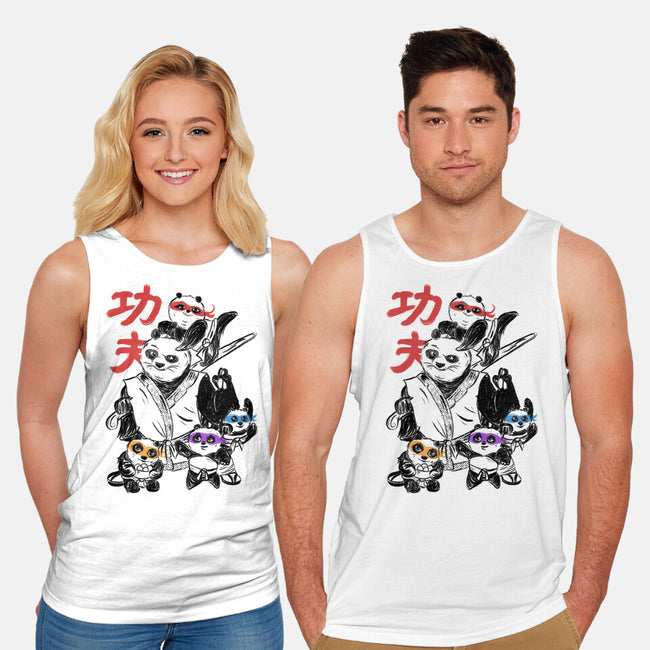 Kung Fu Panda Three-Unisex-Basic-Tank-yumie