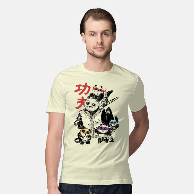 Kung Fu Panda Three-Mens-Premium-Tee-yumie