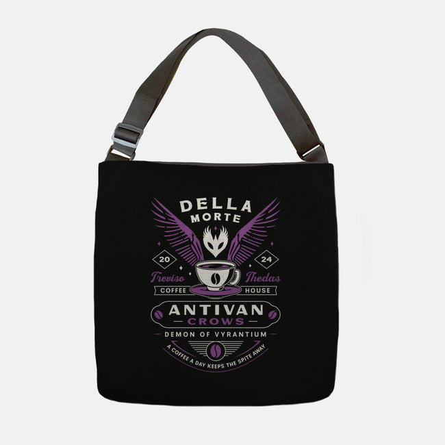 Antivan Crows Coffee Crest-None-Adjustable Tote-Bag-LAGELANTEE