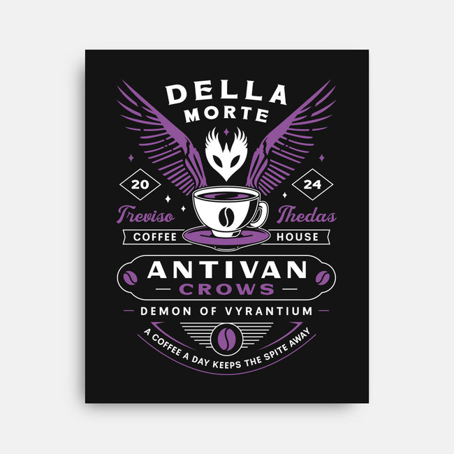 Antivan Crows Coffee Crest-None-Stretched-Canvas-LAGELANTEE