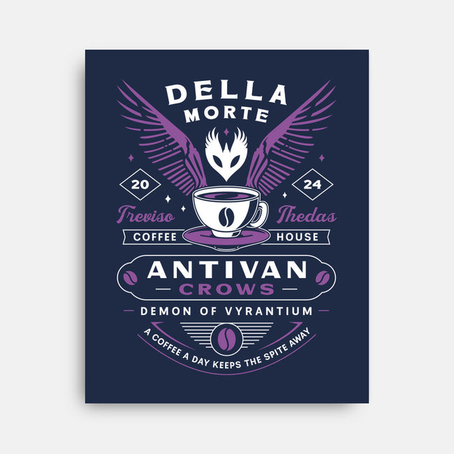 Antivan Crows Coffee Crest-None-Stretched-Canvas-LAGELANTEE