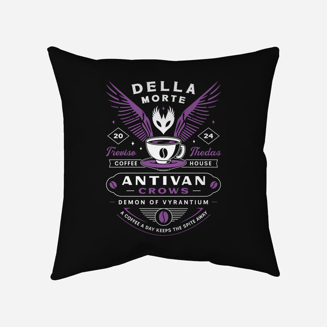 Antivan Crows Coffee Crest-None-Removable Cover w Insert-Throw Pillow-LAGELANTEE