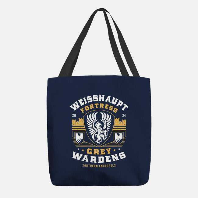 Grey Wardens Fortress Crest-None-Basic Tote-Bag-LAGELANTEE