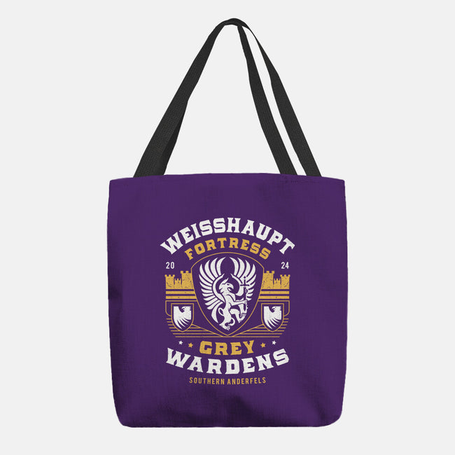 Grey Wardens Fortress Crest-None-Basic Tote-Bag-LAGELANTEE