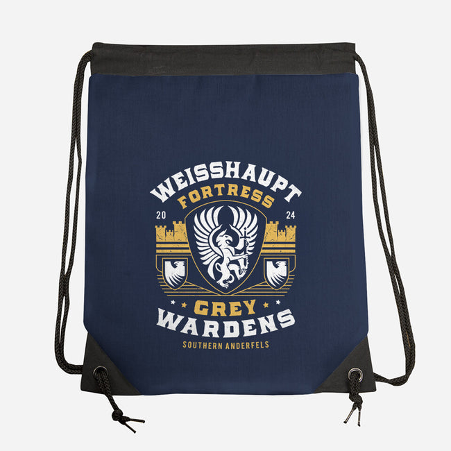 Grey Wardens Fortress Crest-None-Drawstring-Bag-LAGELANTEE