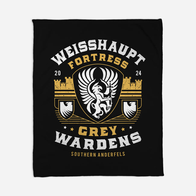 Grey Wardens Fortress Crest-None-Fleece-Blanket-LAGELANTEE