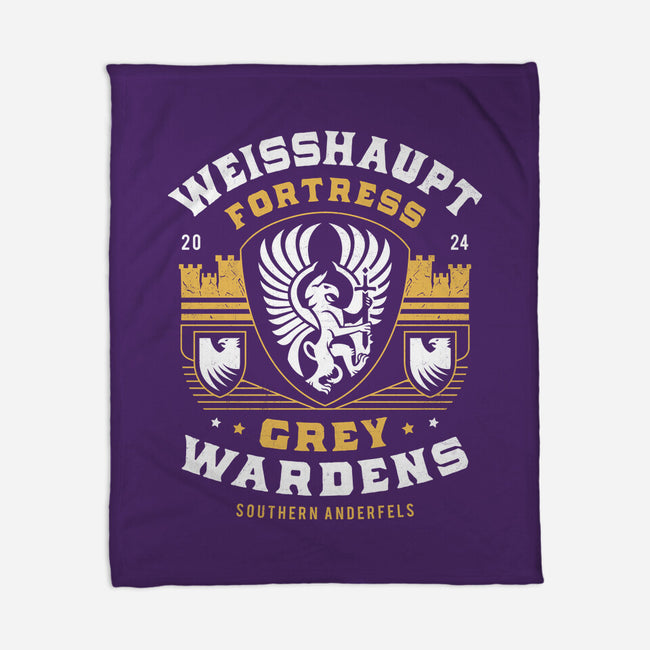 Grey Wardens Fortress Crest-None-Fleece-Blanket-LAGELANTEE