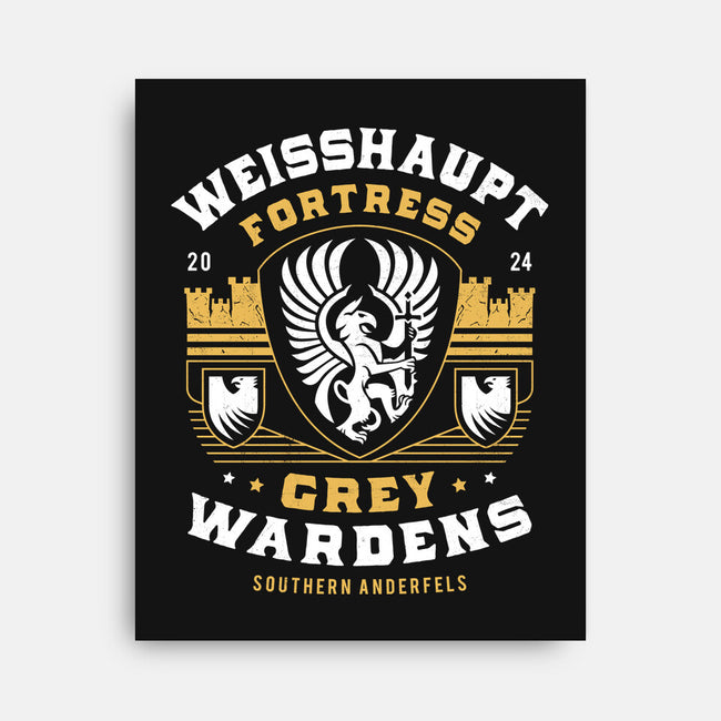 Grey Wardens Fortress Crest-None-Stretched-Canvas-LAGELANTEE