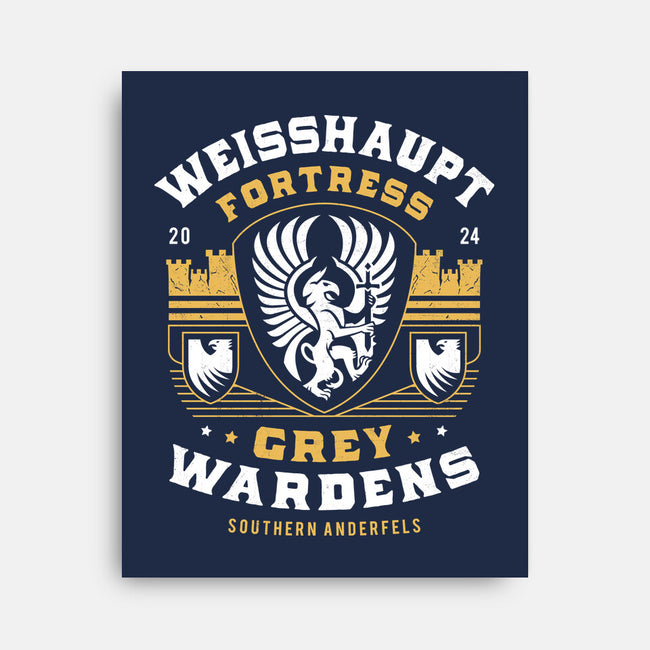 Grey Wardens Fortress Crest-None-Stretched-Canvas-LAGELANTEE