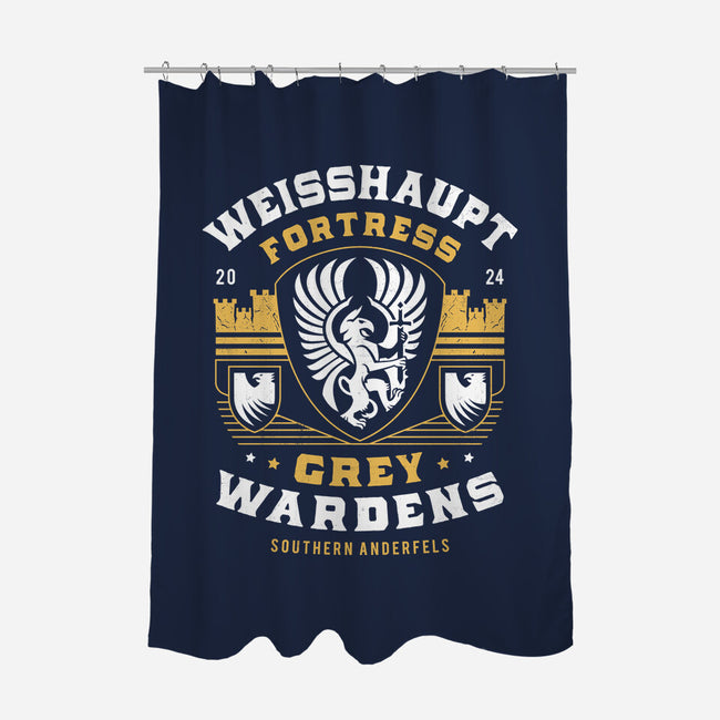 Grey Wardens Fortress Crest-None-Polyester-Shower Curtain-LAGELANTEE