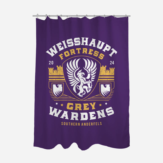 Grey Wardens Fortress Crest-None-Polyester-Shower Curtain-LAGELANTEE