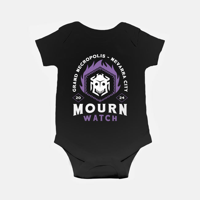 Mourn Watch Emblem-Baby-Basic-Onesie-LAGELANTEE