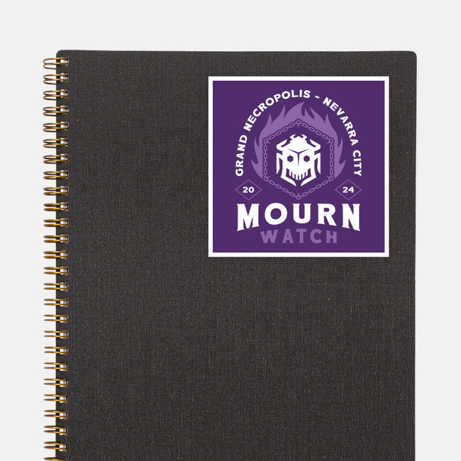 Mourn Watch Emblem-None-Glossy-Sticker-LAGELANTEE