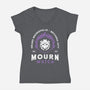 Mourn Watch Emblem-Womens-V-Neck-Tee-LAGELANTEE