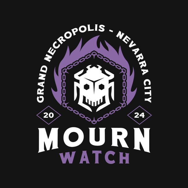 Mourn Watch Emblem-Unisex-Basic-Tee-LAGELANTEE