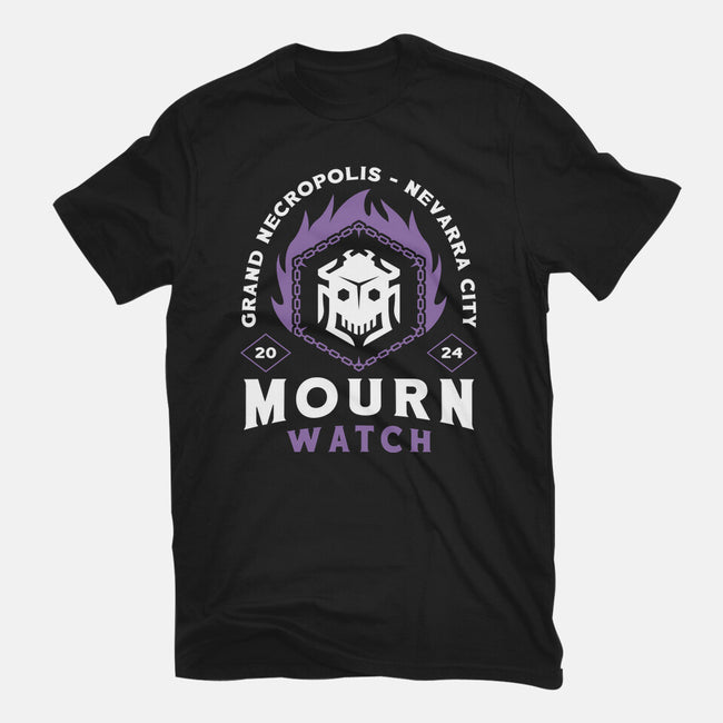 Mourn Watch Emblem-Unisex-Basic-Tee-LAGELANTEE