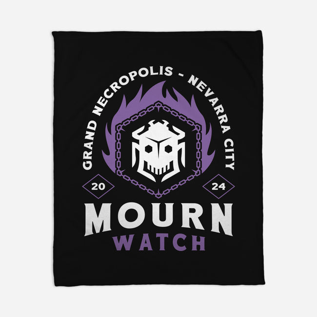 Mourn Watch Emblem-None-Fleece-Blanket-LAGELANTEE