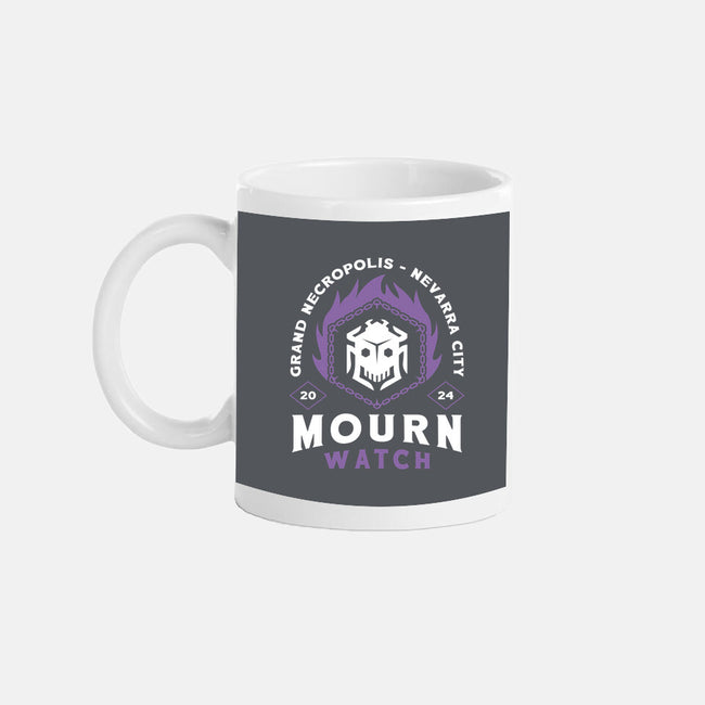 Mourn Watch Emblem-None-Mug-Drinkware-LAGELANTEE