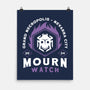 Mourn Watch Emblem-None-Matte-Poster-LAGELANTEE