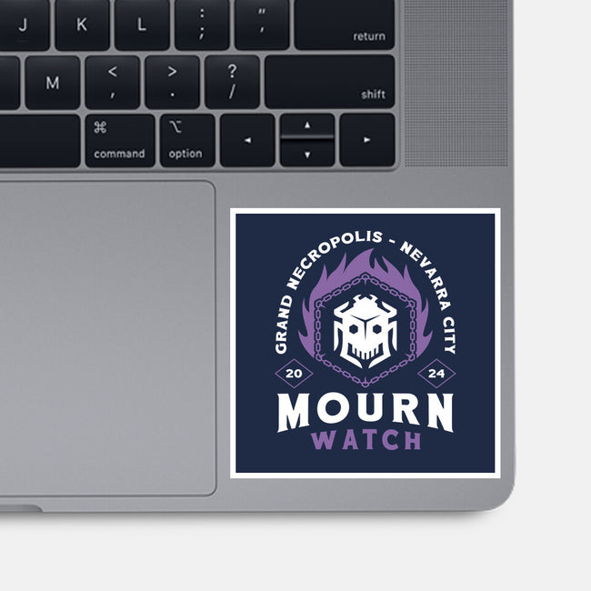 Mourn Watch Emblem-None-Glossy-Sticker-LAGELANTEE