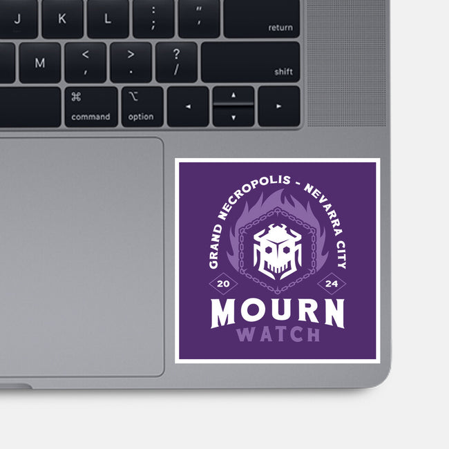 Mourn Watch Emblem-None-Glossy-Sticker-LAGELANTEE