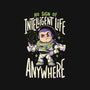 No Sign Of Intelligent Life-Womens-Off Shoulder-Tee-Arigatees