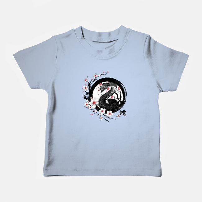 Year Of The Wood Snake-Baby-Basic-Tee-DrMonekers