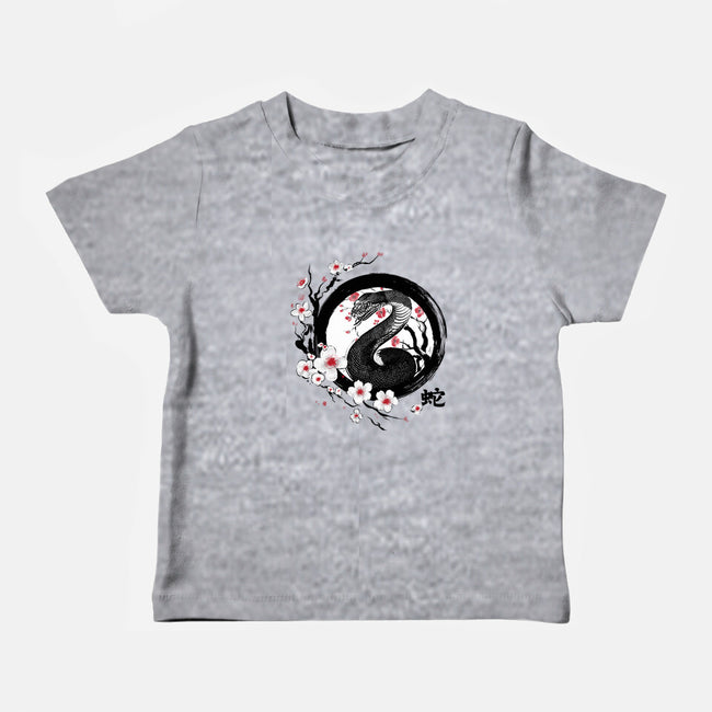 Year Of The Wood Snake-Baby-Basic-Tee-DrMonekers