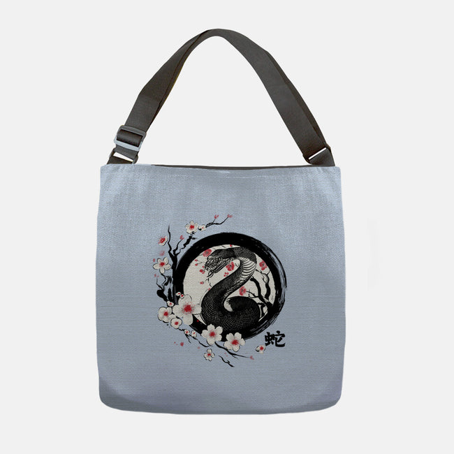Year Of The Wood Snake-None-Adjustable Tote-Bag-DrMonekers