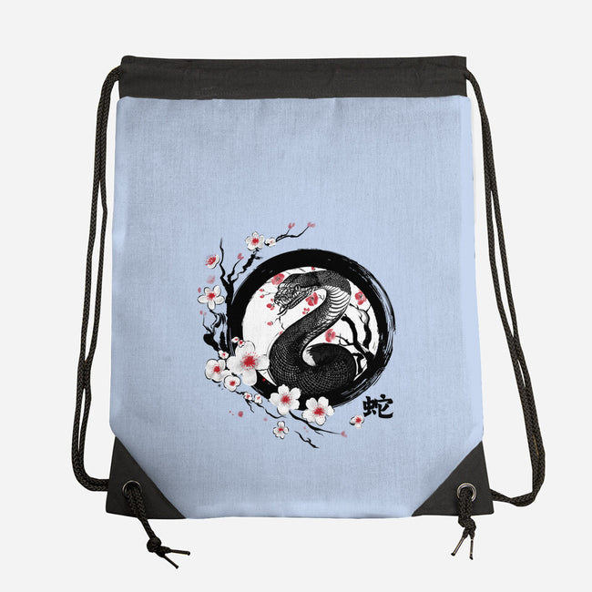 Year Of The Wood Snake-None-Drawstring-Bag-DrMonekers