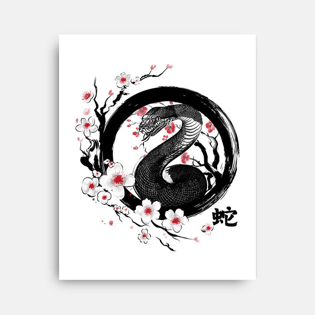 Year Of The Wood Snake-None-Stretched-Canvas-DrMonekers