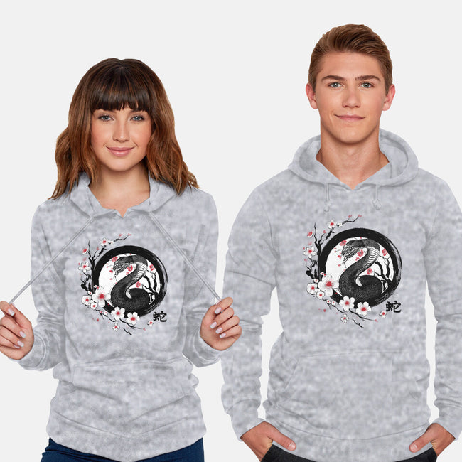 Year Of The Wood Snake-Unisex-Pullover-Sweatshirt-DrMonekers