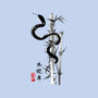 Year Of The Snake Sumi-e-None-Glossy-Sticker-DrMonekers