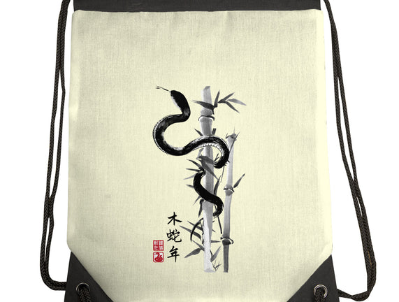Year Of The Snake Sumi-e