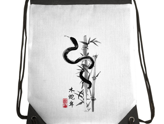 Year Of The Snake Sumi-e