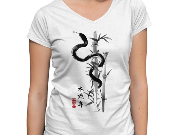 Year Of The Snake Sumi-e