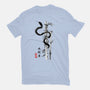 Year Of The Snake Sumi-e-Womens-Fitted-Tee-DrMonekers